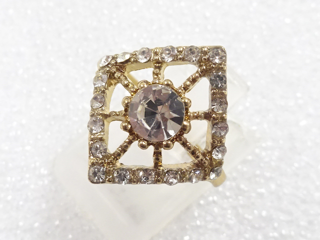 CRYSTAL FASHION RING / JP SIZE 11.5